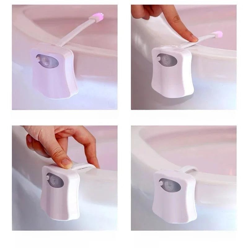 LED WC Verlichting met Sensor - 8 Kleuren voor je Toiletpot